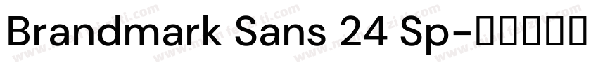 Brandmark Sans 24 Sp字体转换